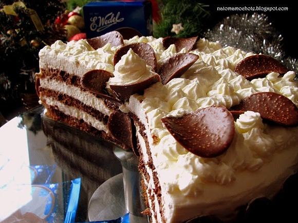 Tort czekoladowo-śmietankowy