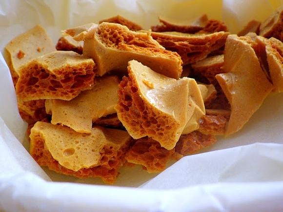 Toffee cinder