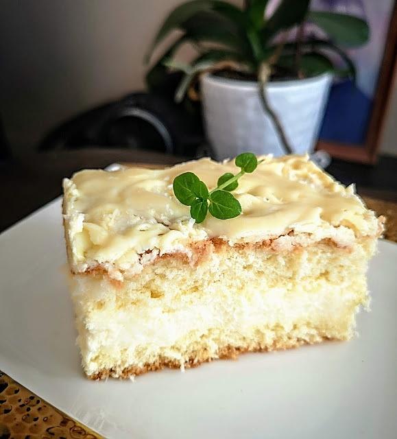 Delikatne ciasto kokosowe