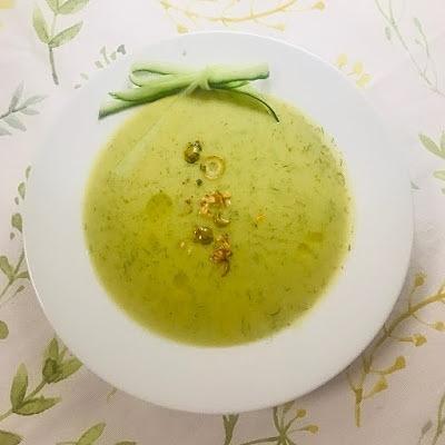 Zupa krem ze świeżego ogórka