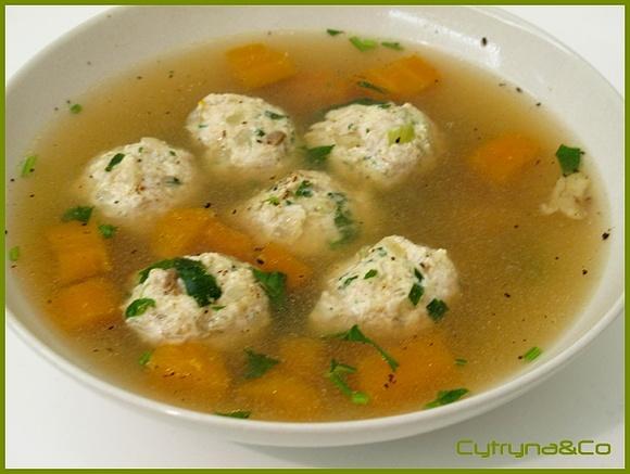 Zupa czosnkowa z klopsikami czosnkowo-serowymi