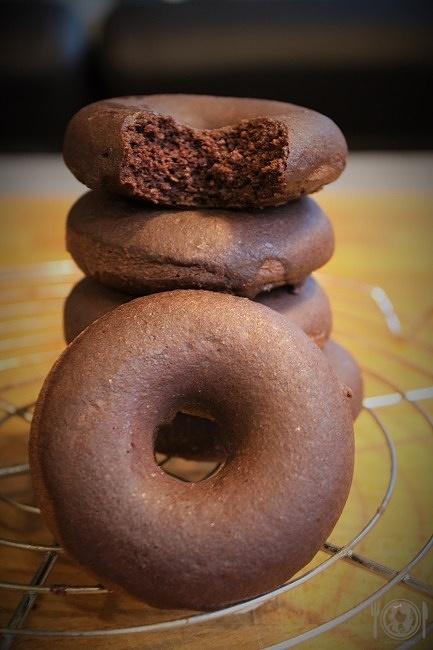 Keto deser czekoladowe donuty paleo low carb
