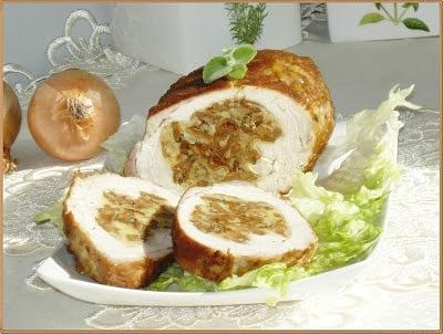 Schab z kurkami