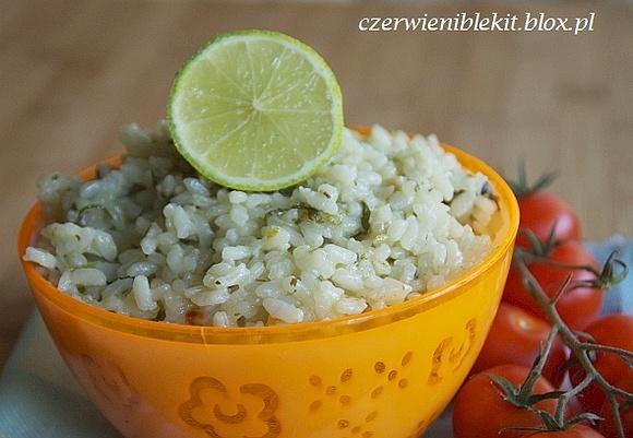 Risotto limonkowe z czosnkiem niedźwiedzim