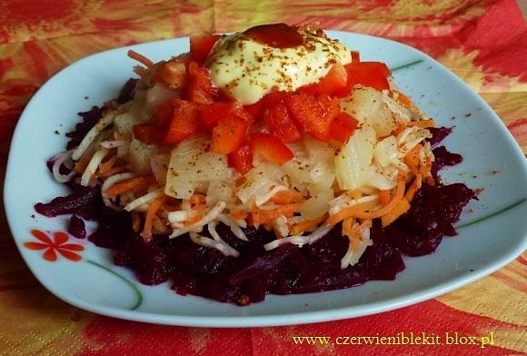 Ananas i buraczki w sałatce - dlaczego nie?