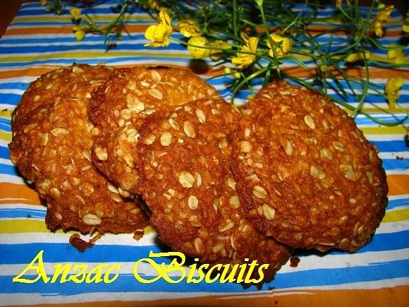 Anzac Biscuits Ciastka owsiano-kokosowe