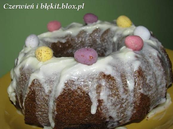 Łaciata babeczka tiramisu