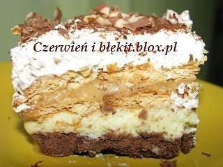Toffi na kruchym czekoladowym spodzie