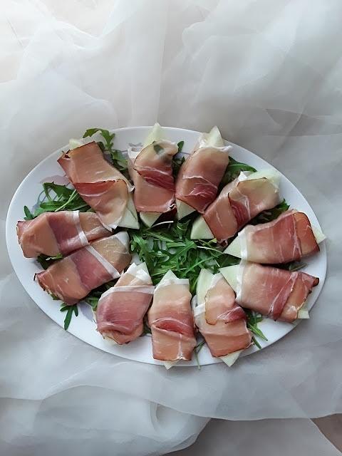 Melon w szynce szwarcwaldzkiej