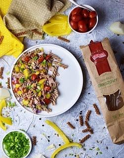 Fit sałatka makaronowa z tuńczykiem