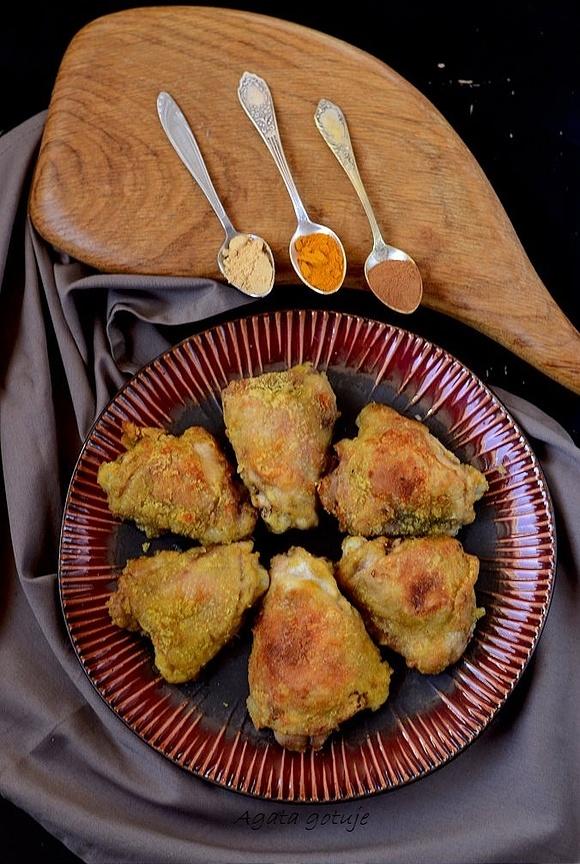 Aromatyczne pieczone uda z kurczaka