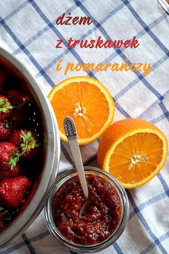 Dżem truskawkowo-pomarańczowy z sokiem w bonusie