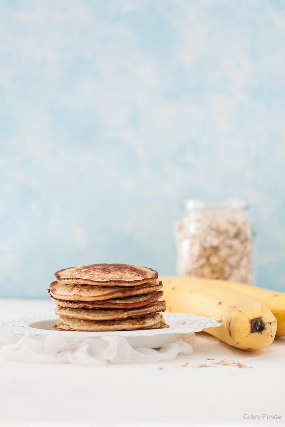 Fit placki bananowo-owsiane