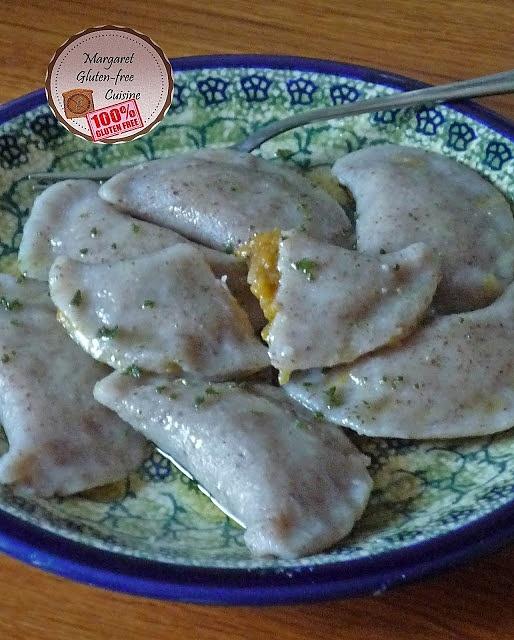 Bezglutenowe pierogi z dynią