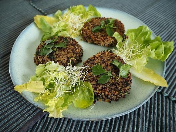 Ziołowe placuszki z quinoa