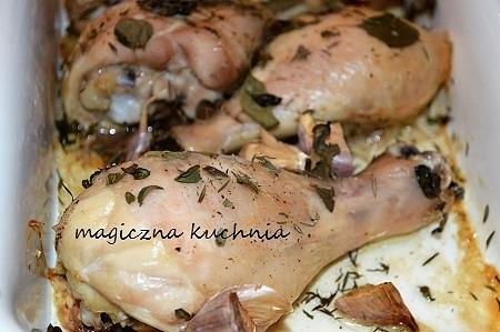 Pieczone pałki z kurczaka