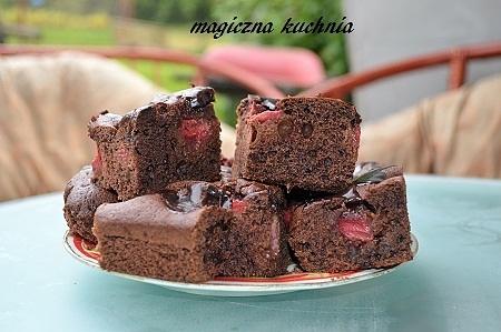Murzynek z truskawkami