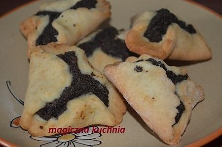 Makóweczki kruche ciasteczka z masą makową