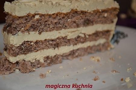 Klasyczny tort orzechowo-kawowy