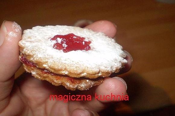 Kruche ciasteczka z marmoladą