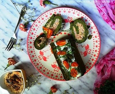 Zakręcona szpinakowa frittata z tuńczykiem i kaparami