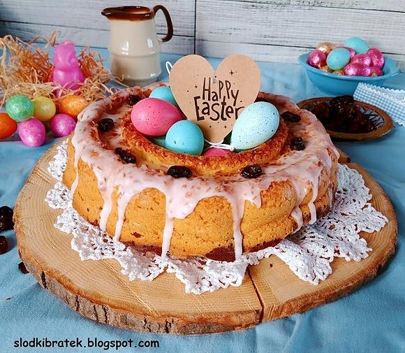 Dwukolorowa babka wielkanocna