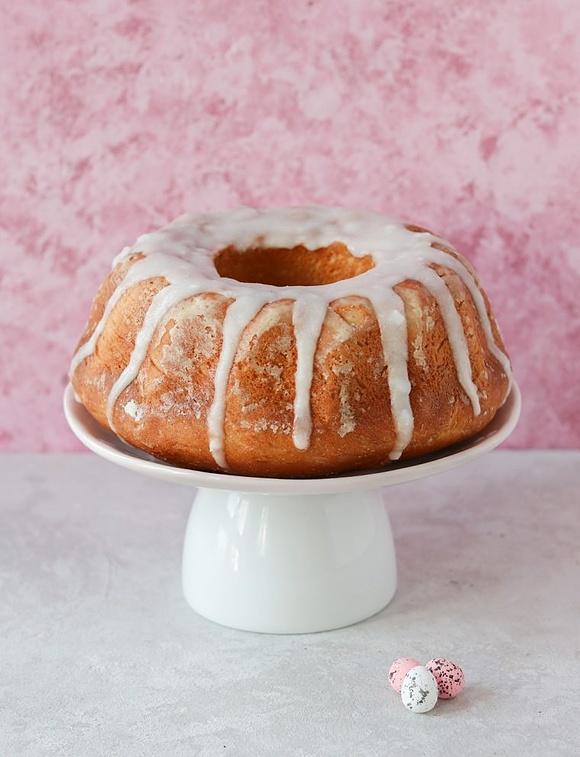 Drożdżowa babka wegańska bez cukru