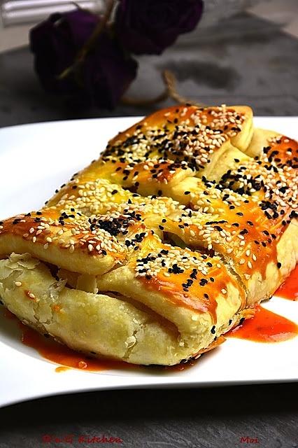 Ciasto francuskie z farszem