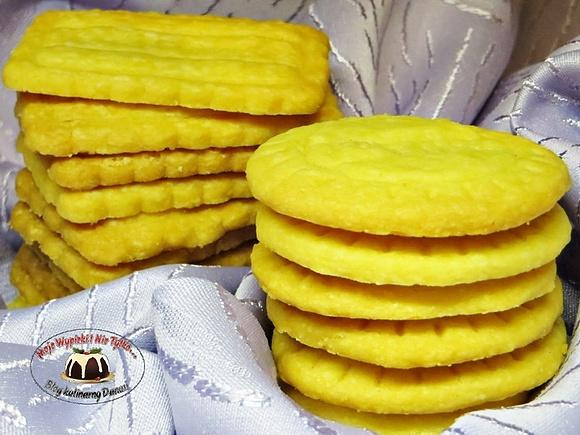 Ciasteczka budyniowe bez jaj i proszku do pieczenia