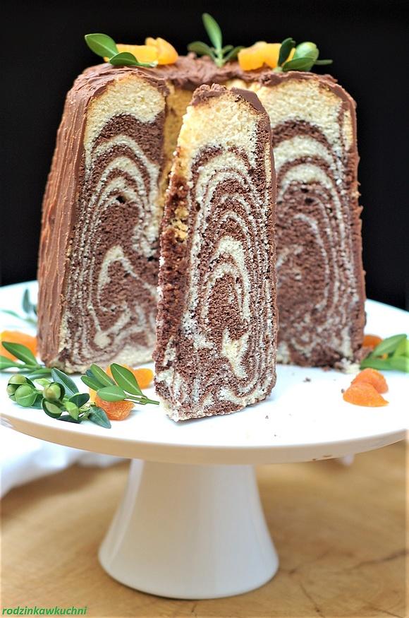 Babka gotowana zebra
