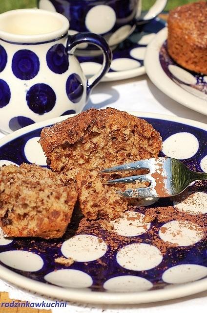 Muffinki teatralne z wafelkami czekoladowymi