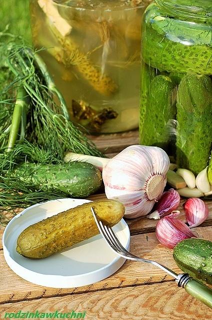 Ogórki małosolne — przepis na kiszone ogórki małosolne