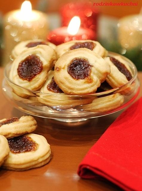 Ciasteczka maszynkowe z marmoladą