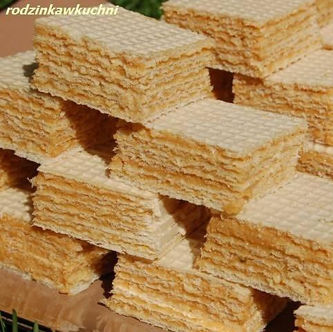 Wafelki kajmakowo-sezamowe