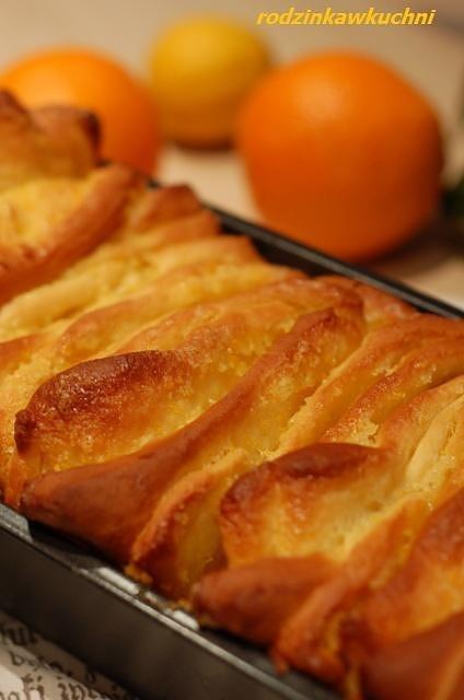 Drożdżówka cytrusowa do odrywania