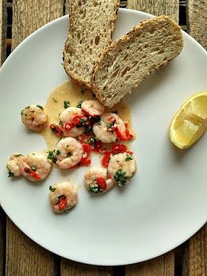 Krewetki z chili i czosnkiem