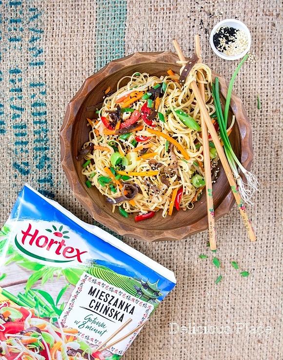 Chow Mein z mieszanką chińską