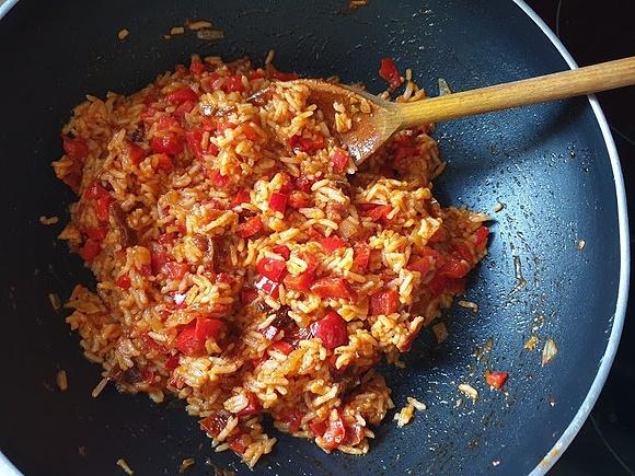 Paprykowe risotto