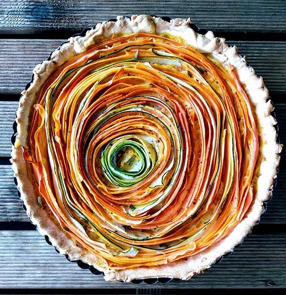 Tarta z marchewką i cukinią