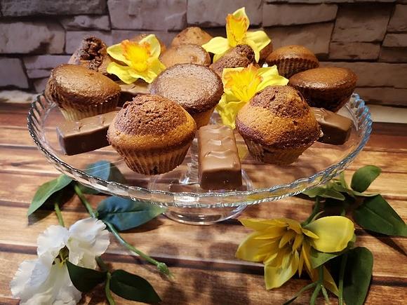 Snickersowe muffiny żebrowe