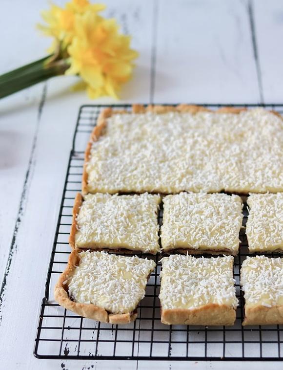 Fit mazurek kokosowy bez cukru