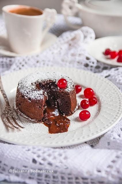 Lava cake czekoladowy fondant
