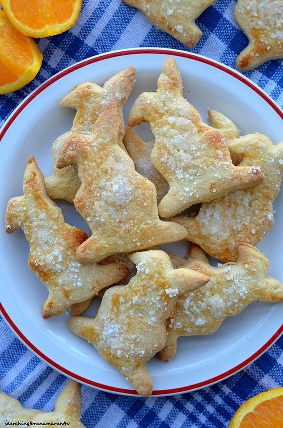 Ciasteczka zajączki migdałowe na Wielkanoc