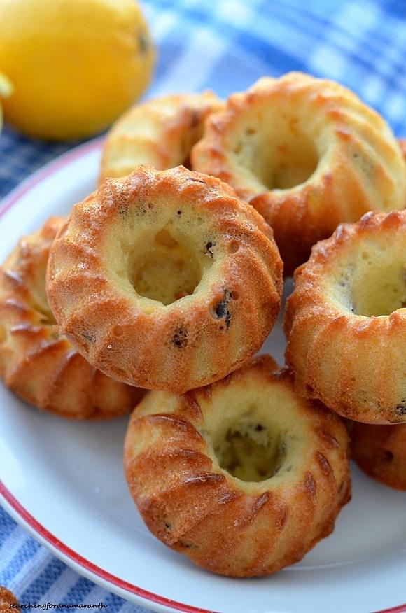 Babeczki cytrynowe z żurawiną