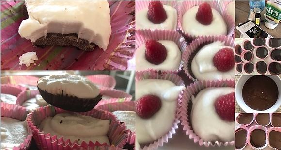 Coco choco cupcakes fat bombs keto