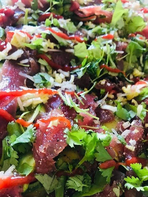 Carpaccio z tuńczyka