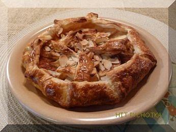 Galette z jabłkami i stewią