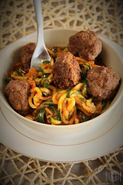 Keto spaghetti z pulpecikami