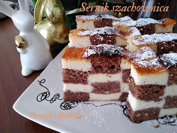 Sernik szachownica