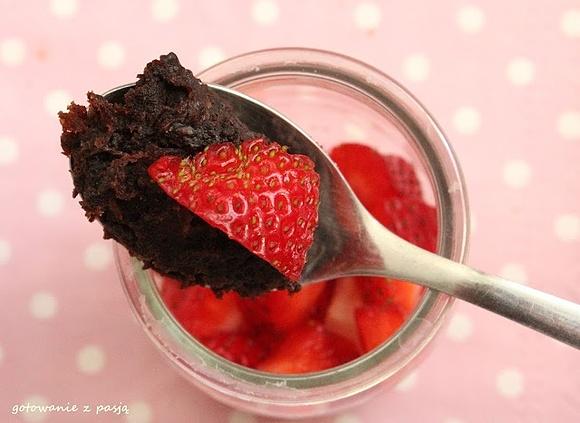 Brownie w kokilce z mikrofali